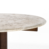 Dining table in Jacaranda and marble..